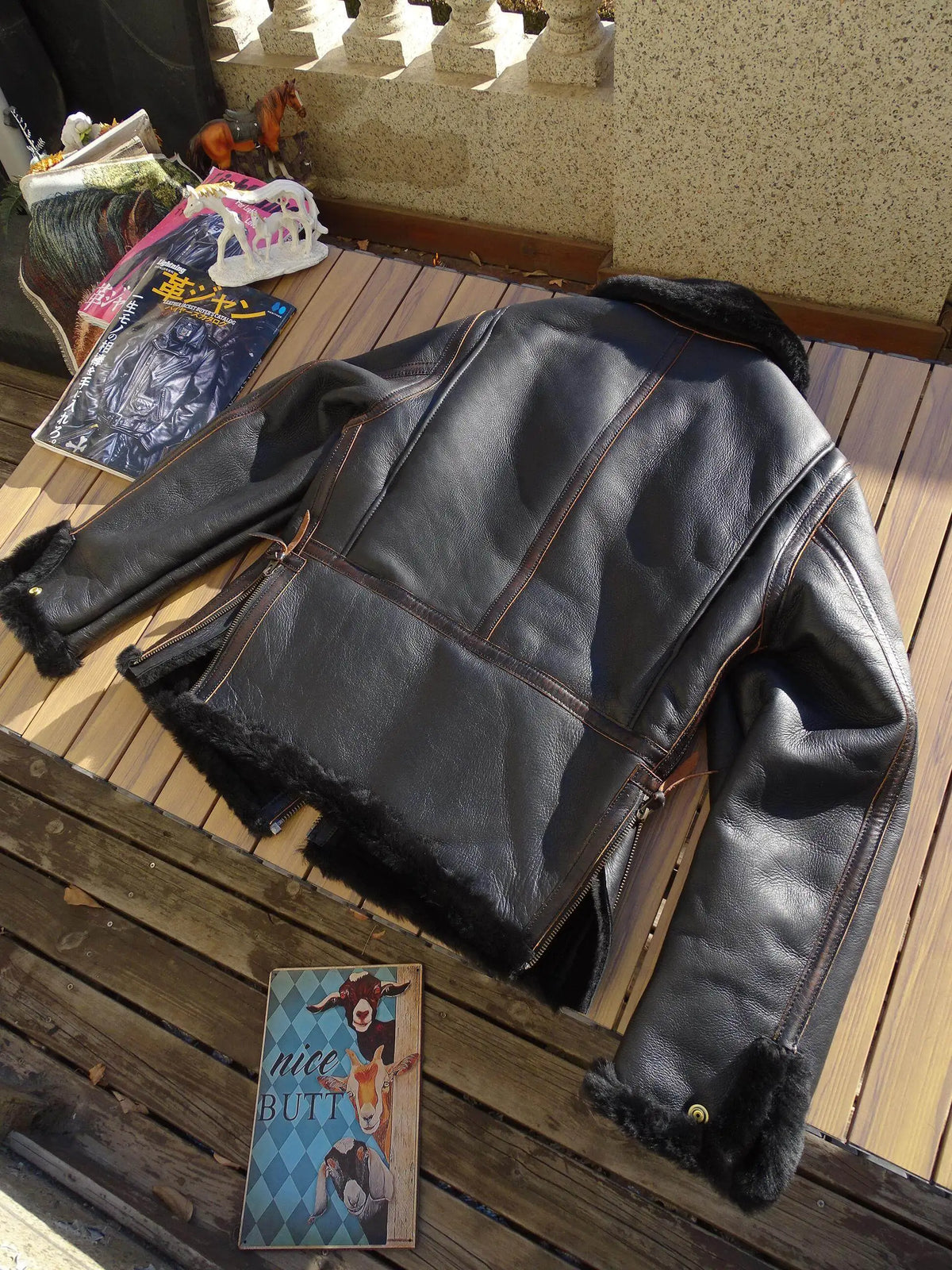 Black Winter Shearling Jacket Men American Retro Style Plus Size 5XL Genuine Natural Thick Sheepskin Turn-Down Collar Warm Coat