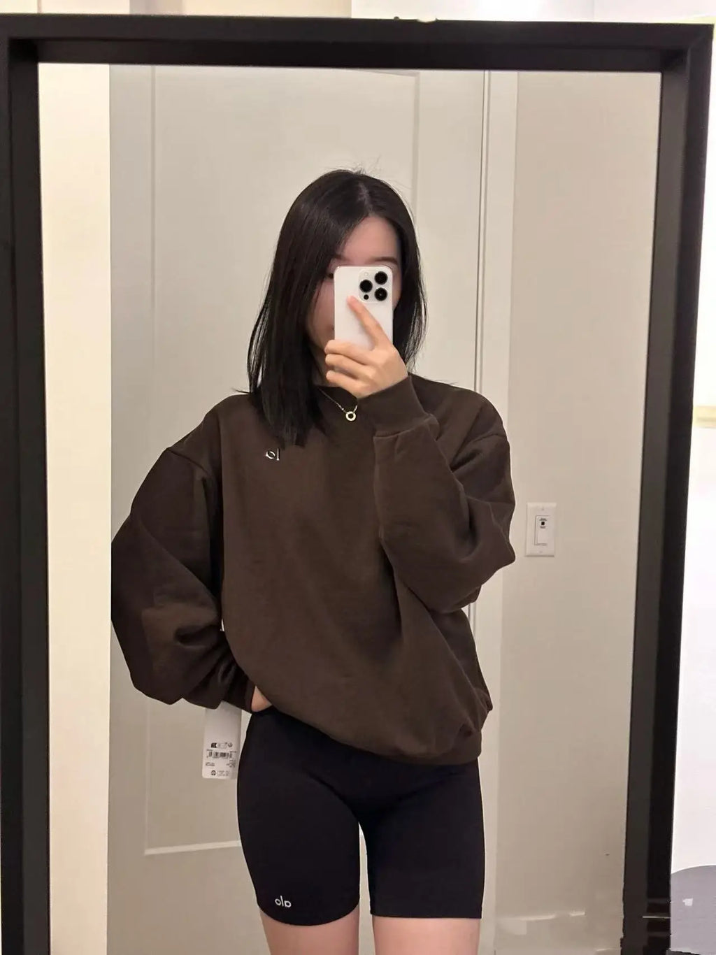 Pure Cotton Sweatshirt round Neck Casual Sporty Versatile Autumn Winter New Style Couple's Letter Print Comfortable Fit Hoodie