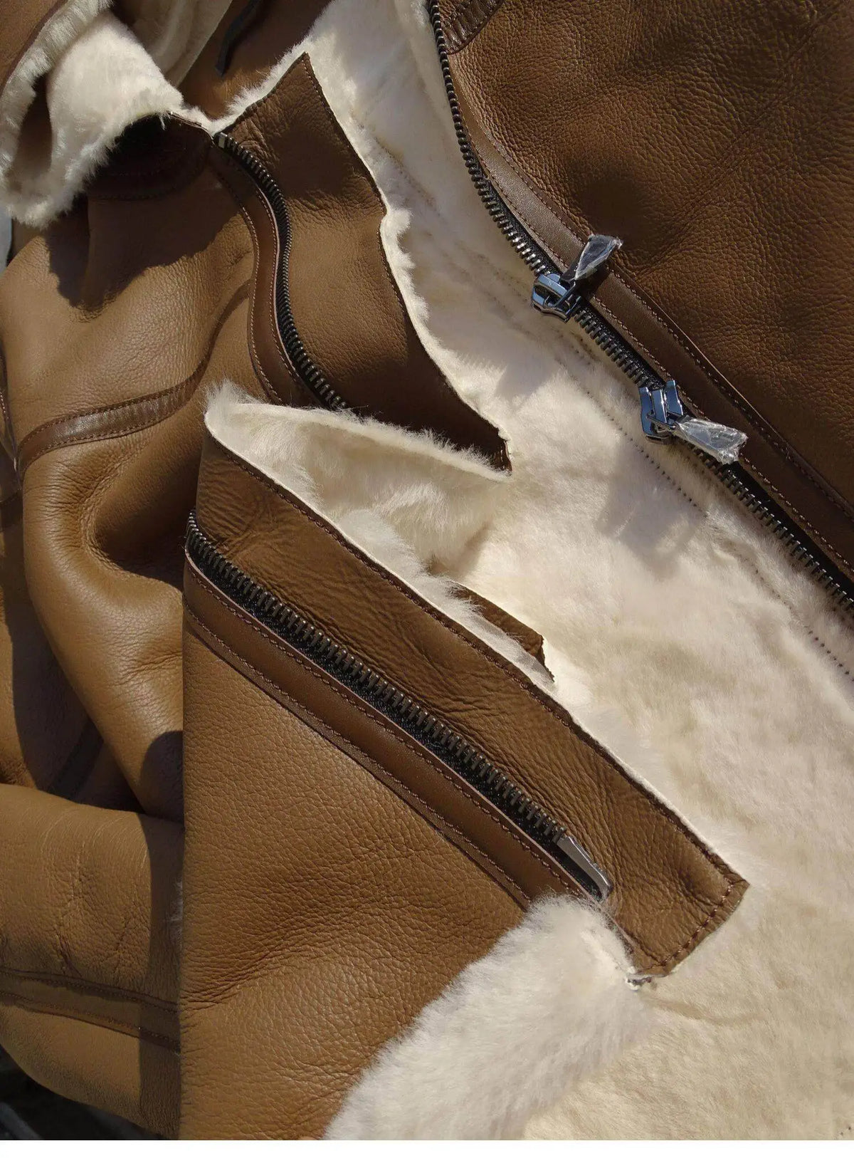 Brown Winter Hooded Shearling Jacket Men Casual Style Plus Size 5XL Genuine Natural Thick Sheepskin Warm Leather Coat