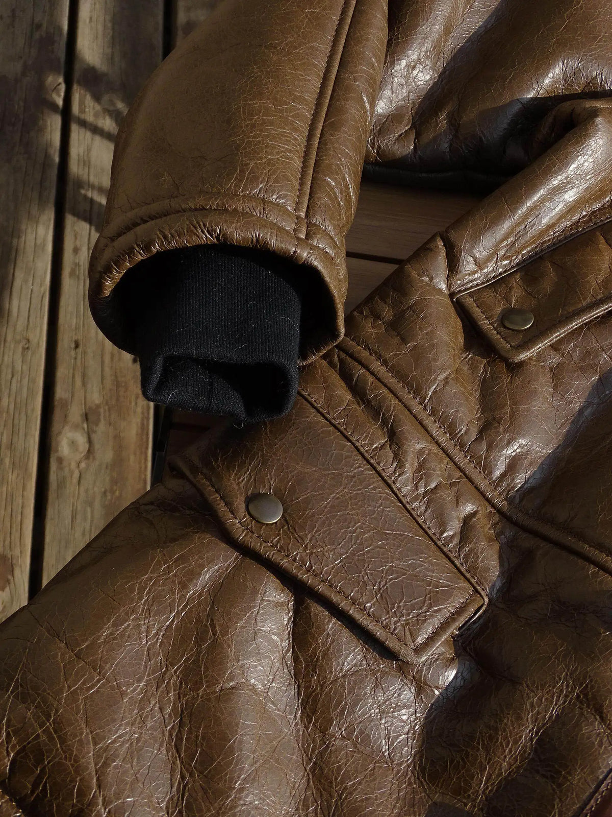 Brown Hooded Winter Shearling Jacket Men Casual Style Plus Size 5XL Genuine Natural Sheepskin Thick Warm Leather Coat