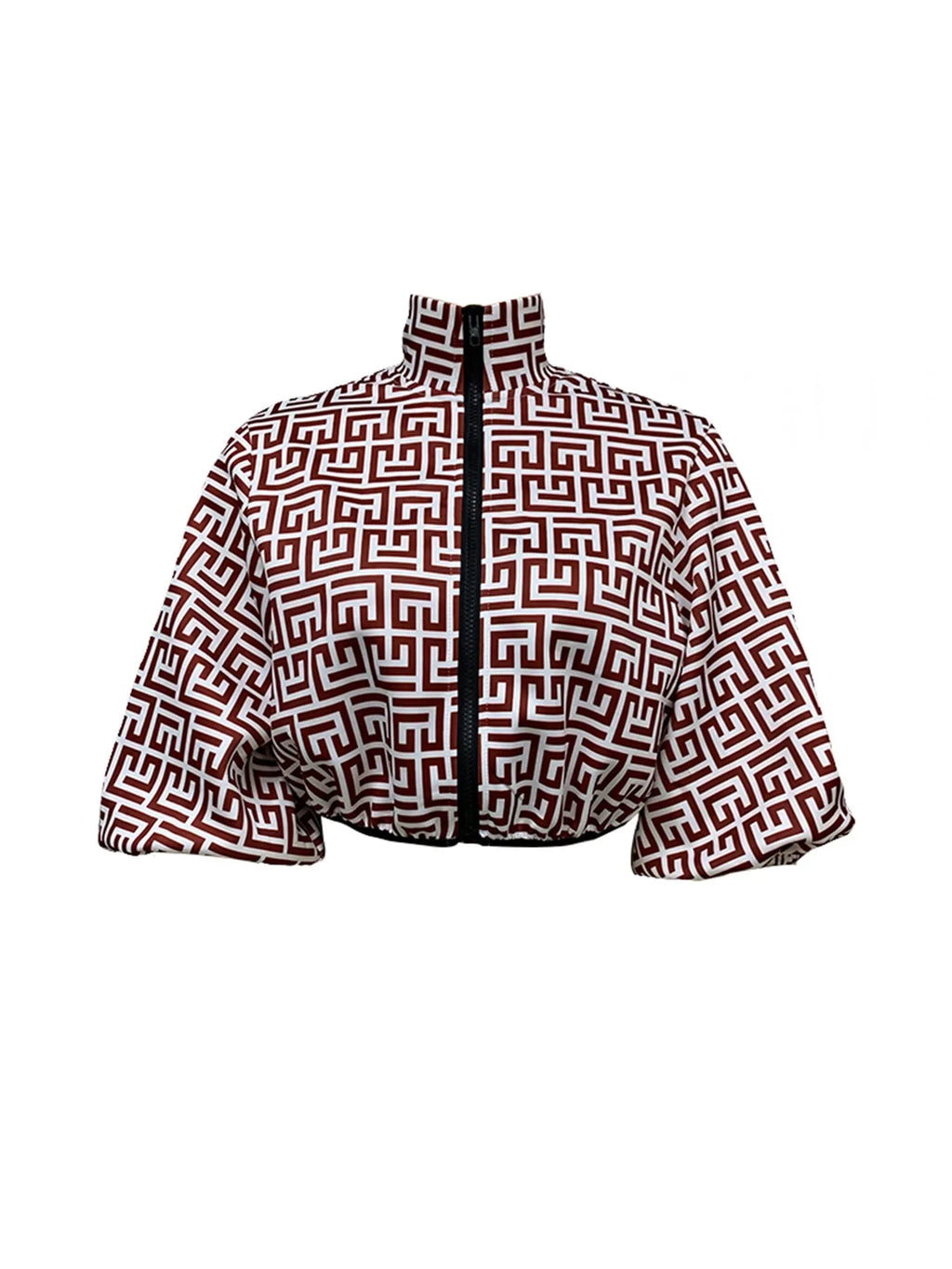 Plus Size 2024 Spring Autumn New Cross-Border Plus Size Women's Clothing Fashionable Elegant Plaid Printing Cropped Top Jacket