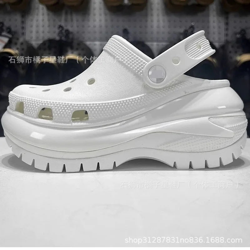 Thick Bottom Breathable Anti-Slip Beach Sandals Women's Casual Slip-On EVA Shoes Comfortable Wear-Resistant Casual Sandals