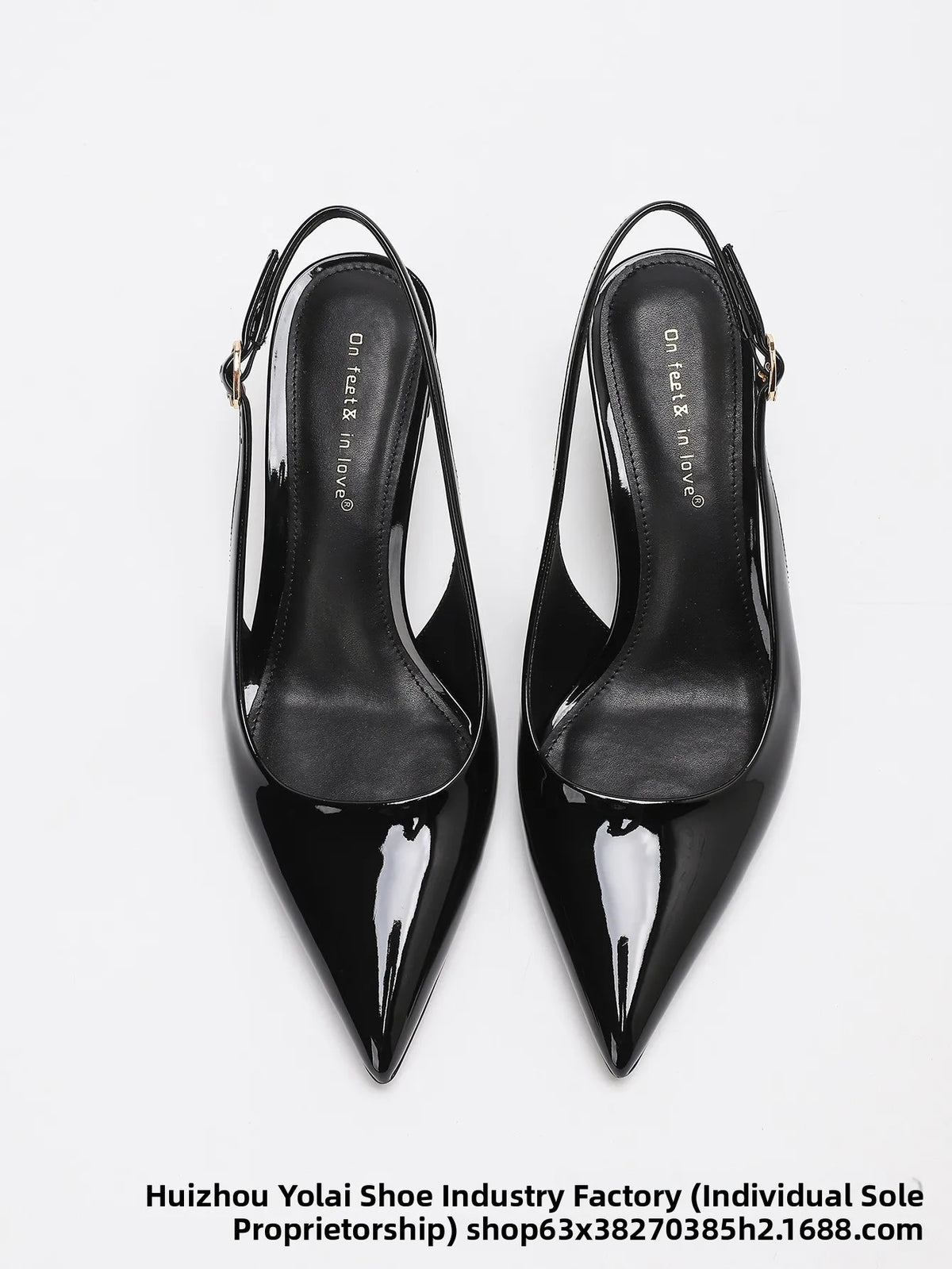 Elegant Pointed Toe Low Heel Chunky Heel Women's Sandals Fashionable New Arrival Simple Stylish Open Toe Pumps PU Lined
