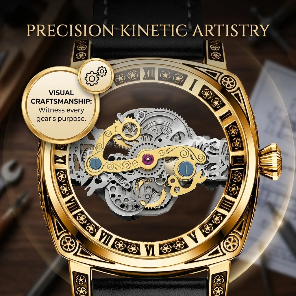 1Pcs Men's Multicolor Dial Leather Strap Vintage Fashion Classic Fashion Details Quartz Watch For Business Party Holiday
