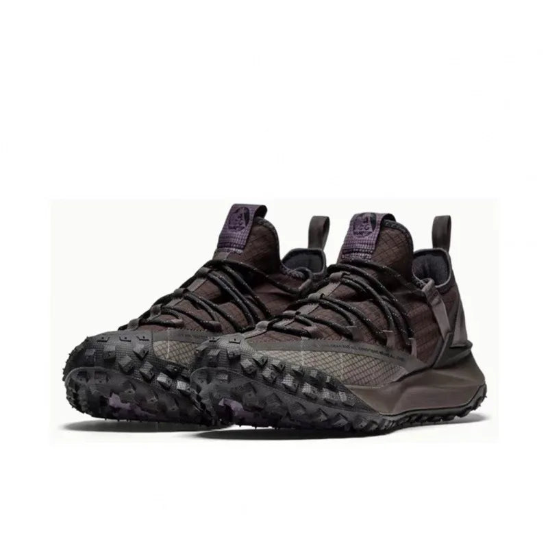 Outdoor Sports Trekking Shoes Men's Waterproof Breathable Mountain Climbing Shoes Single Thick EVA Outsole Low Cut Canvas Upg...