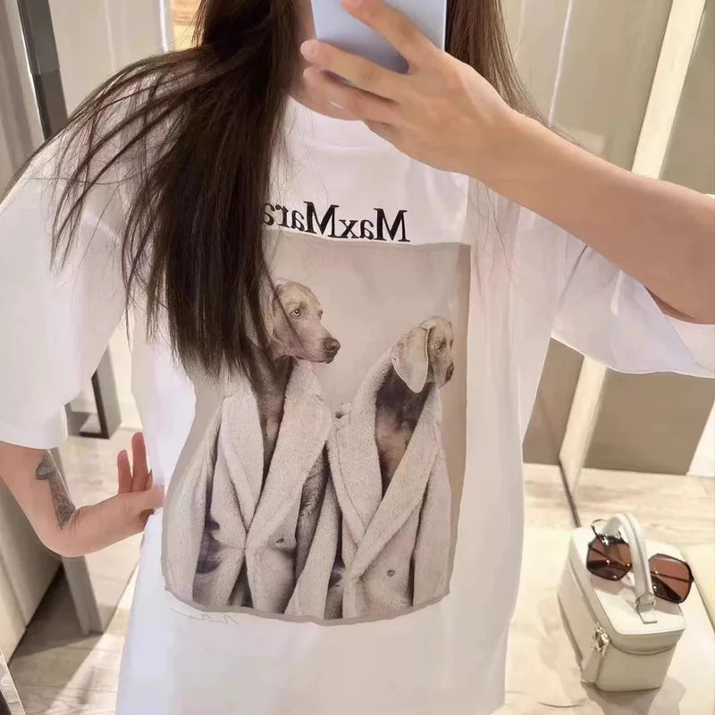Casual Cotton Patchwork Embroidered Sweatshirt Jacket Loose Fit Short Sleeve Street Style Comfortable T-Shirt for Couples