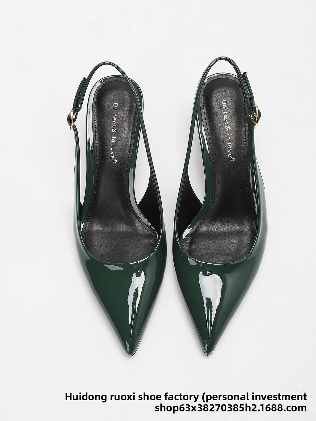 Elegant Pointed Toe Low Heel Chunky Heel Women's Sandals Fashionable New Arrival Simple Stylish Open Toe Pumps PU Lined