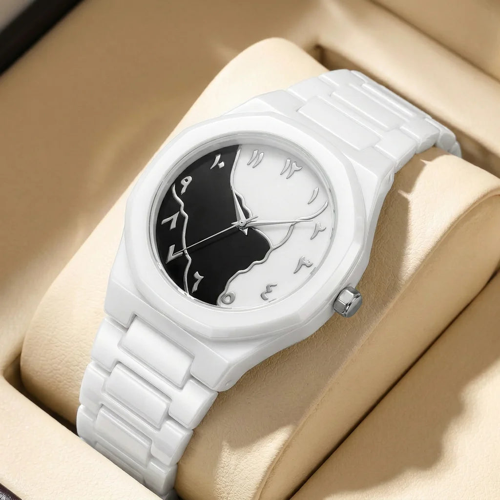 1pcs Men's Silver Dial Alloy Strap Vintage Fashion Map Dial Lightweight Sporty Details Quartz Watch for Daily Business Party Hol