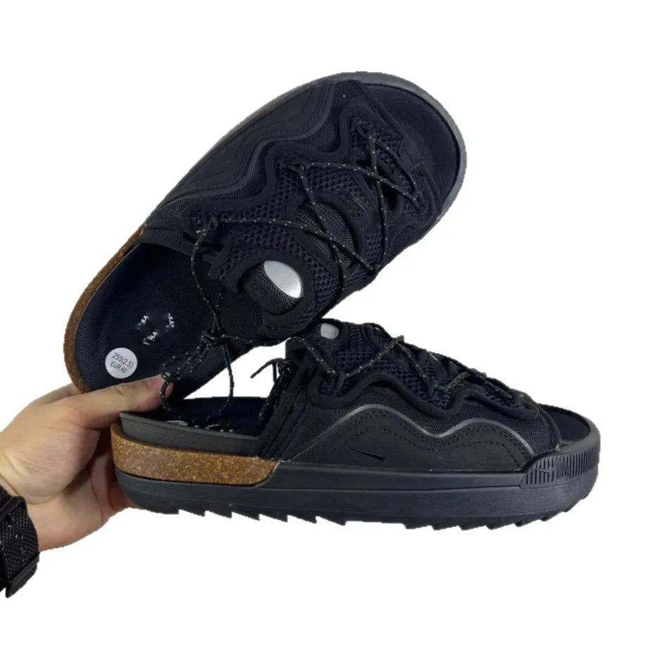 Casual Thick Bottom Anti-Slip Summer Bathroom Men's Slippers Comfortable Rubber Sole Easy to Wear round Toe Slippers