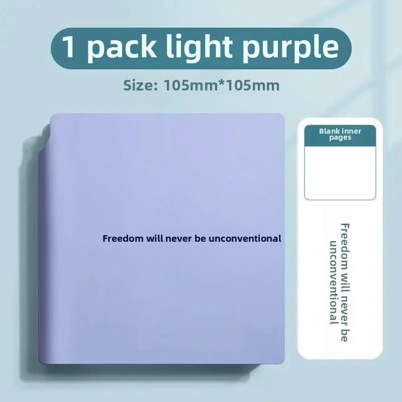 Mini Portable Blank Notebook Stamp Check in out Log Book Customizable Logo Available High Aesthetic Value Office Supply