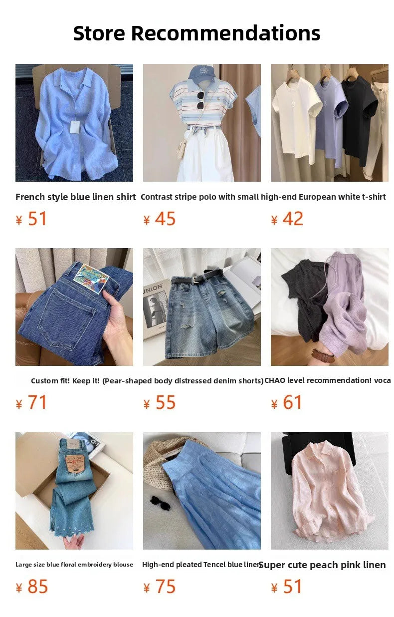 Non-Typical Linen Shirt Trendy Old Money Style Spring Summer Pure Color Patchwork Sleeveless Embroidered Regular Fit Commute ...