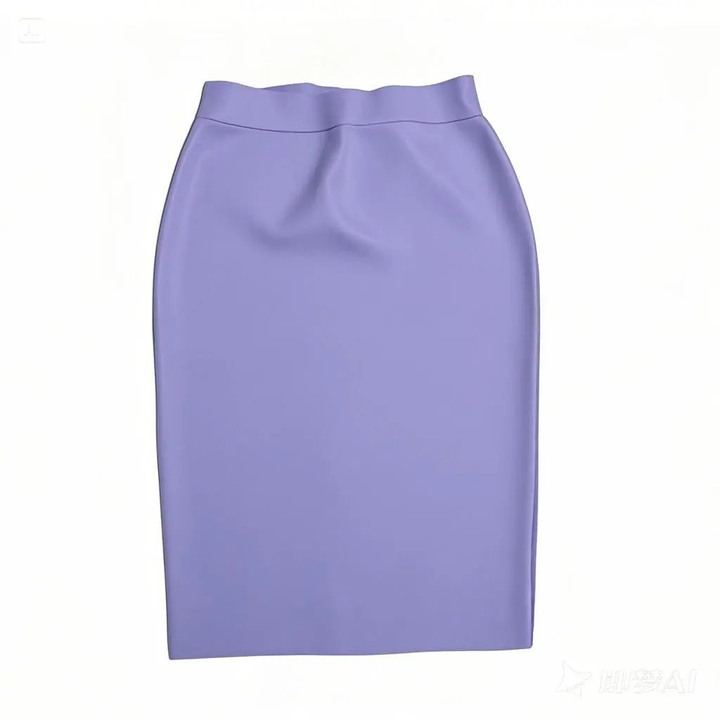 2025 Summer New Style Sexy Slim Fit Wrap around Skirt Polyester Lycra Blend mid Length Fresh Sweet Style Cross-Border Sweetness