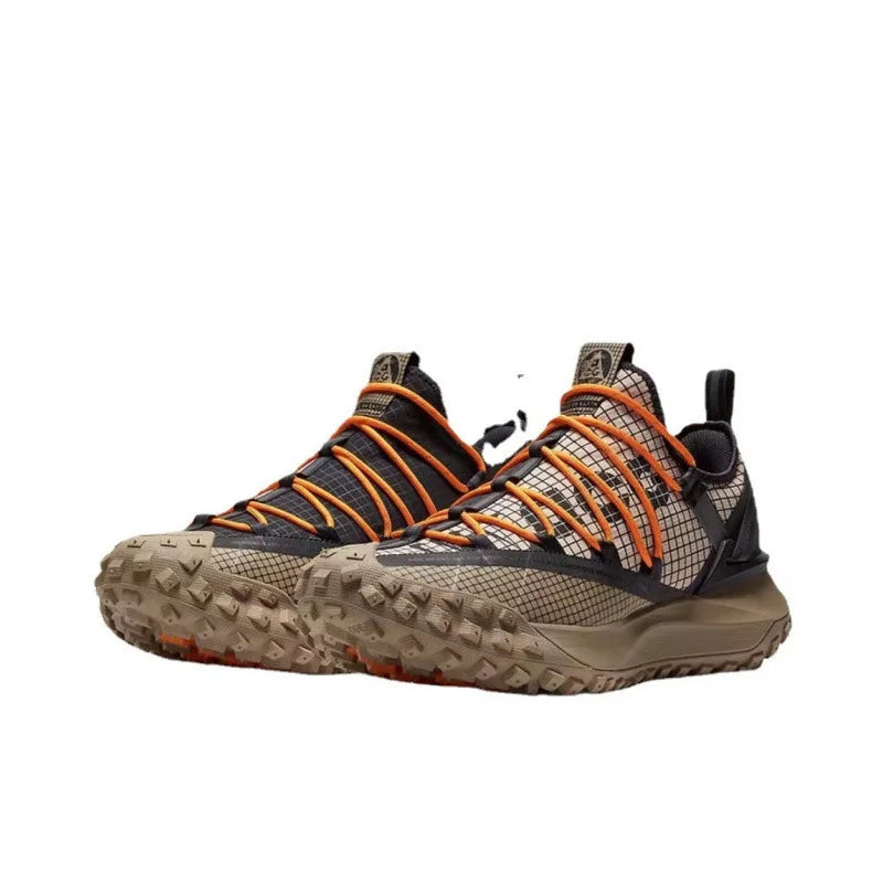Outdoor Sports Trekking Shoes Men's Waterproof Breathable Mountain Climbing Shoes Single Thick EVA Outsole Low Cut Canvas Upg...