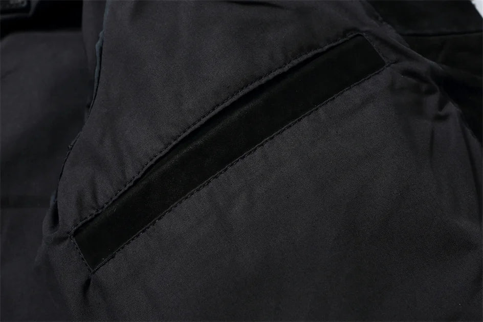 Black Winter Leather Jacket Men Vintage Style Plus Size 3XL Genuine Natural Thick Cow Suede Stand Collar Skulls Pattern Coat