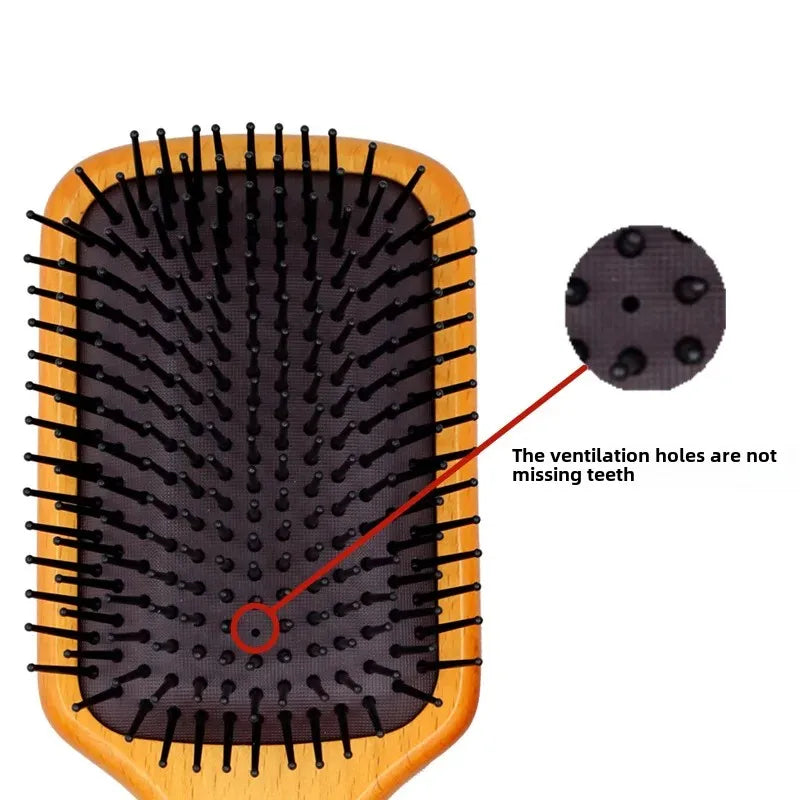Aveda Same Style Air Cushion Comb Hairdressing Comb Shaping Airbag Comb Walnut Wood Massage Care Real Wood Air Cushion Comb Whol