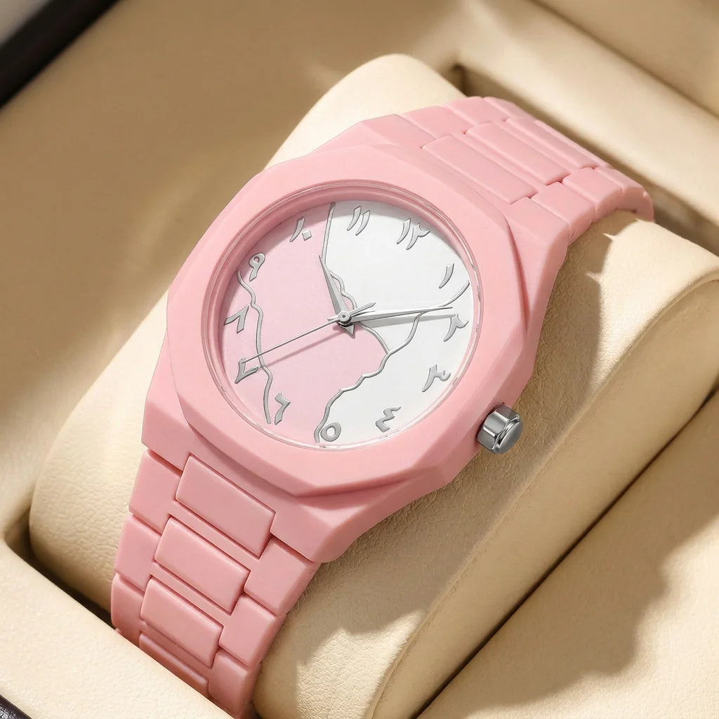 1pcs Men's white dial alloy strap vintage fashion map dial lightweight sporty details Quartz Watch for daily business party holi