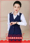 Business Formal Suit Set for Women College Students Job Interview Workwear Small Size Female Jacket Professional Top