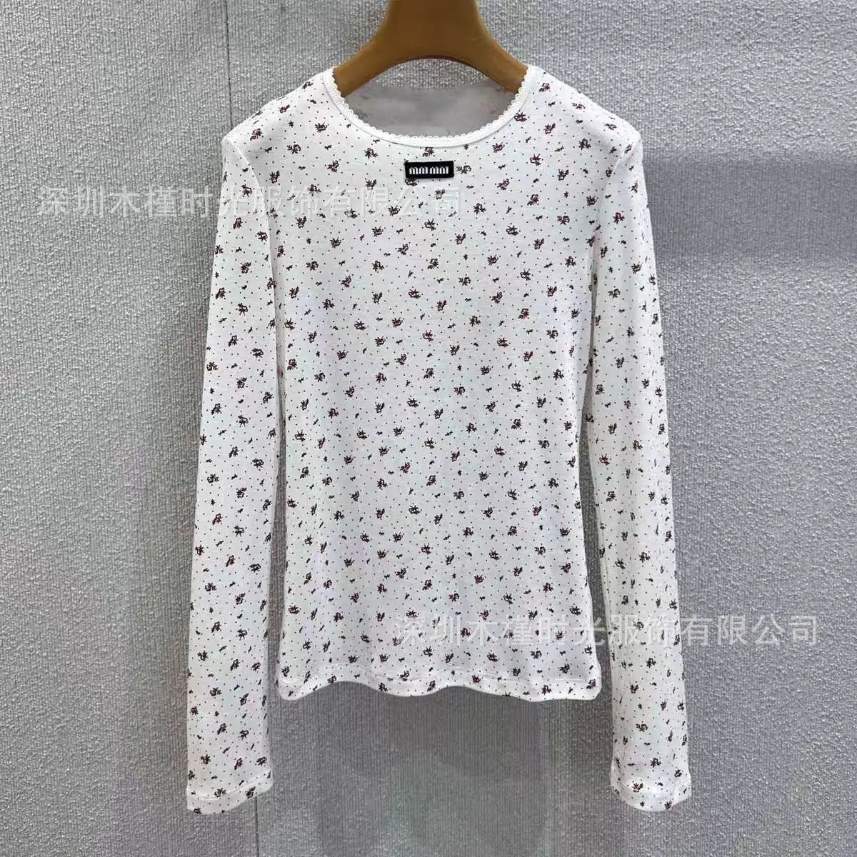 Early Spring New Style Women's 4-Piece Set Short-Sleeve Floral Print Vest Layered Top T-Shirt Cotton Quality Ceiling Elegant
