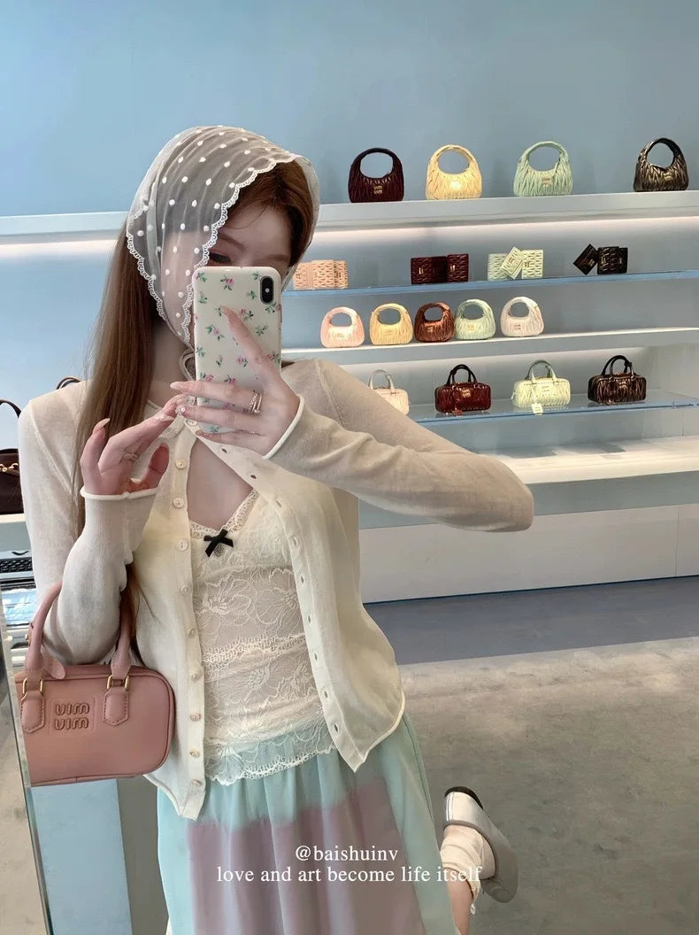 Lace Camisole Tank Top Women's Inner Wear Slimming Sexy Cotton Blend Pure Color Spring Summer Autumn Winter Seasonal Use
