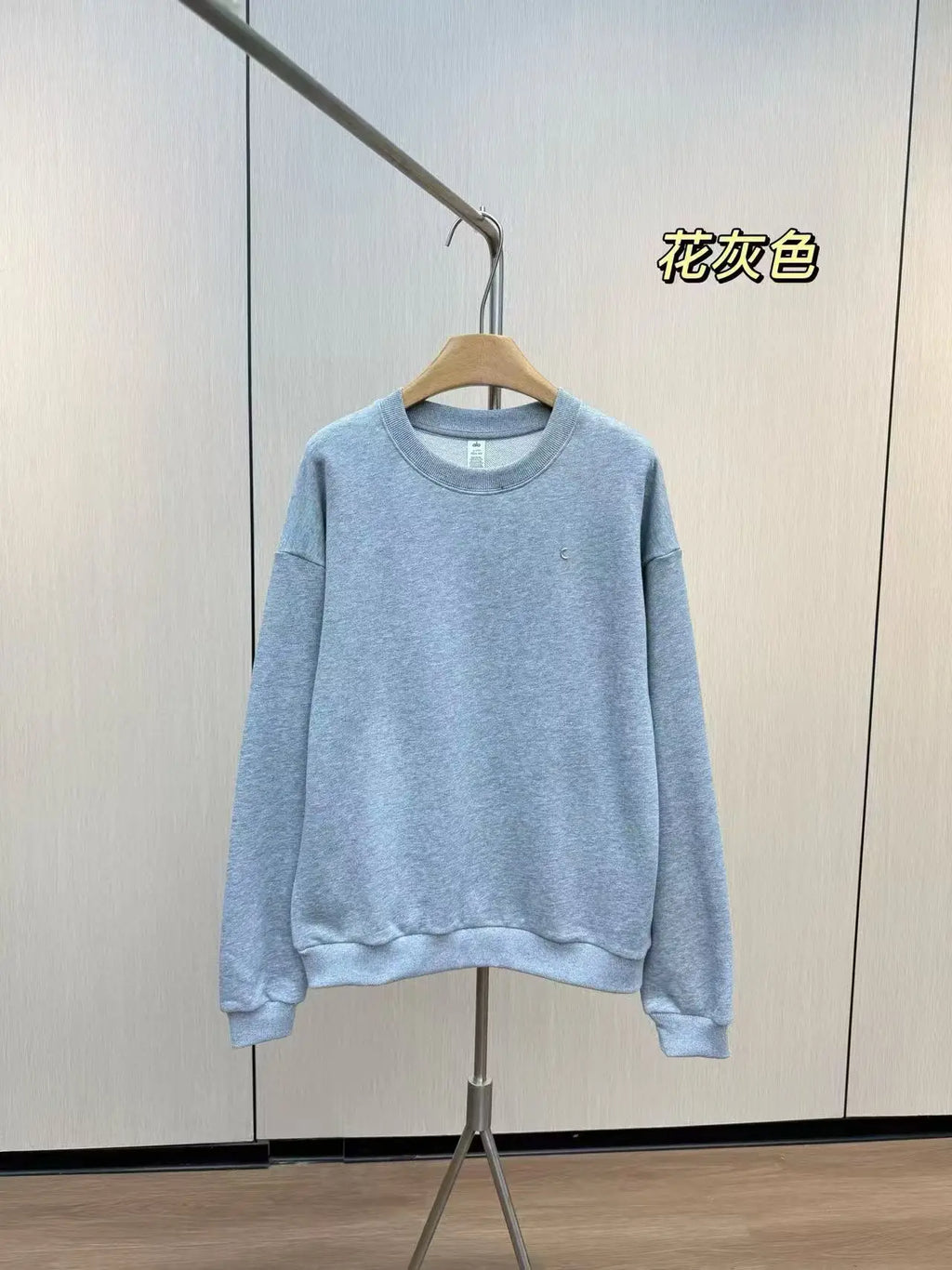 Pure Cotton Sweatshirt round Neck Casual Sporty Versatile Autumn Winter New Style Couple's Letter Print Comfortable Fit Hoodie
