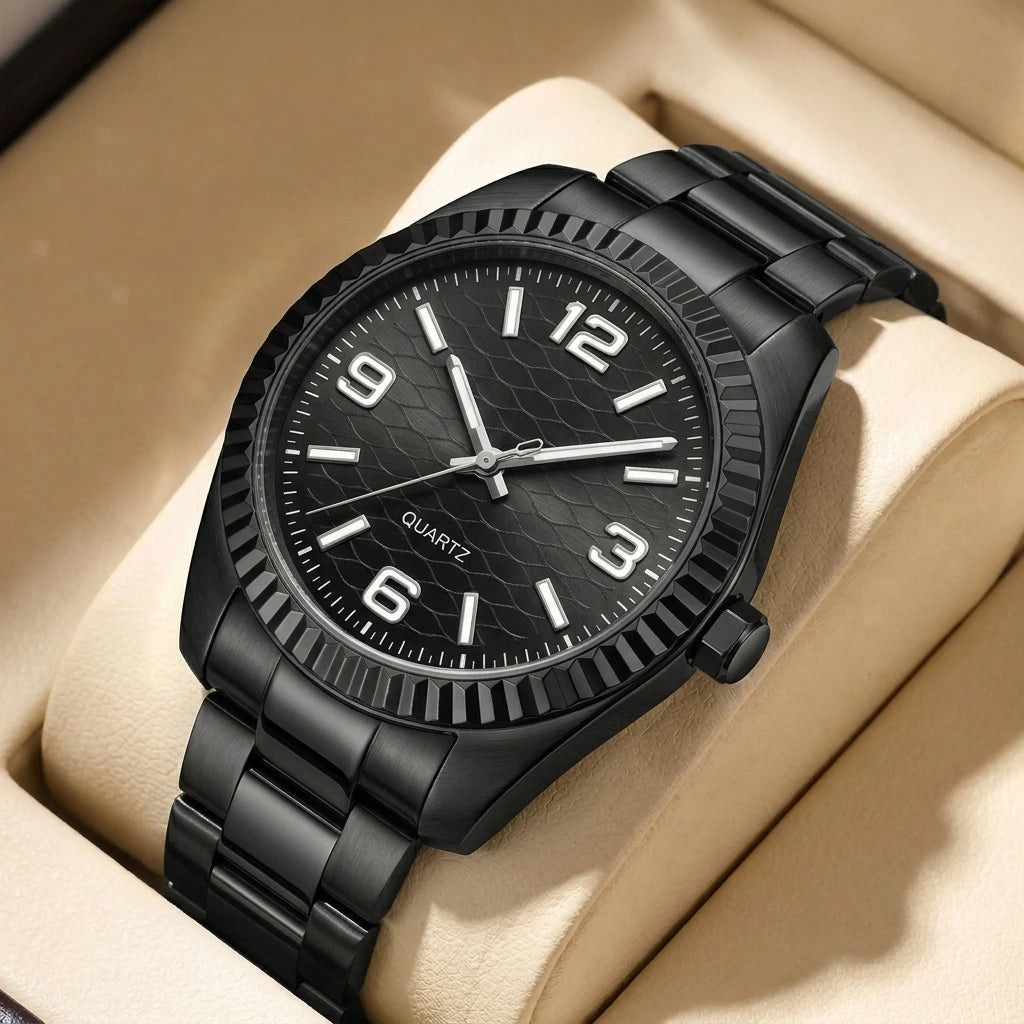 1pcs Men's Silver Dial Alloy Strap Vintage Fashion Map Dial Lightweight Sporty Details Quartz Watch for Daily Business Party Hol