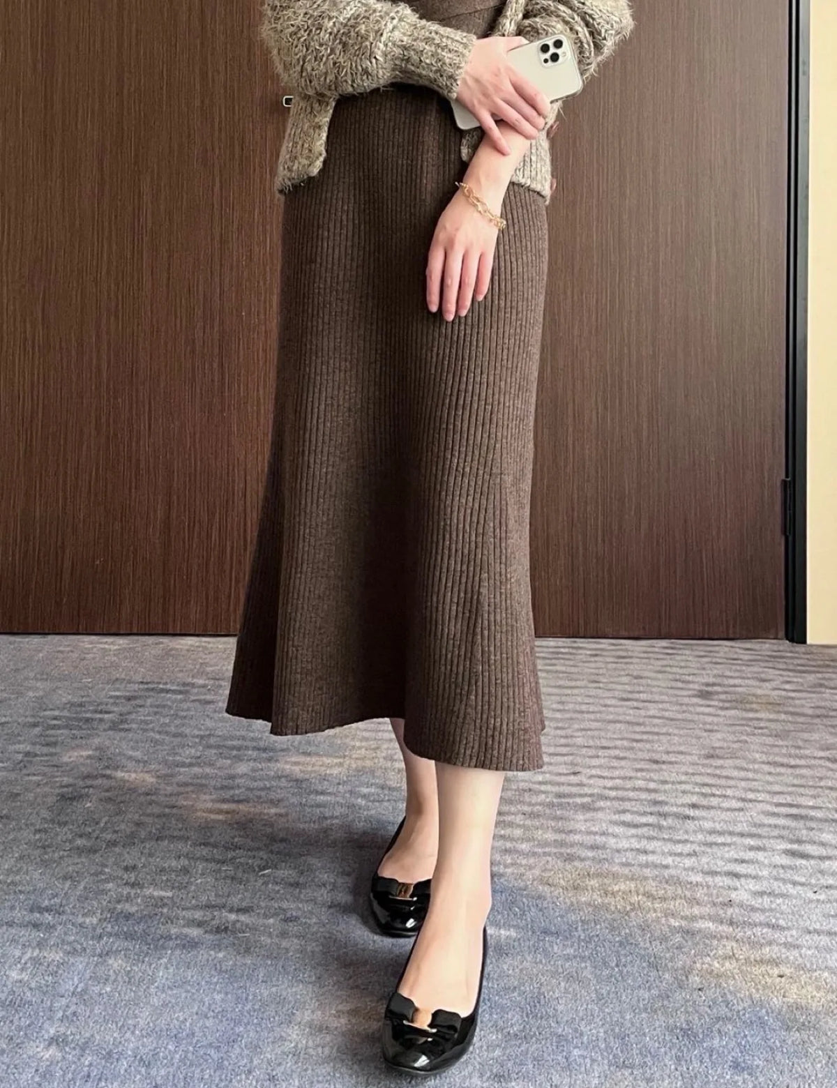 Comfortable round Toe High Version Spring New Style Red Shoes with Bow Tie Flat Heel Velvet Women Casual Shoes Ballet Flat