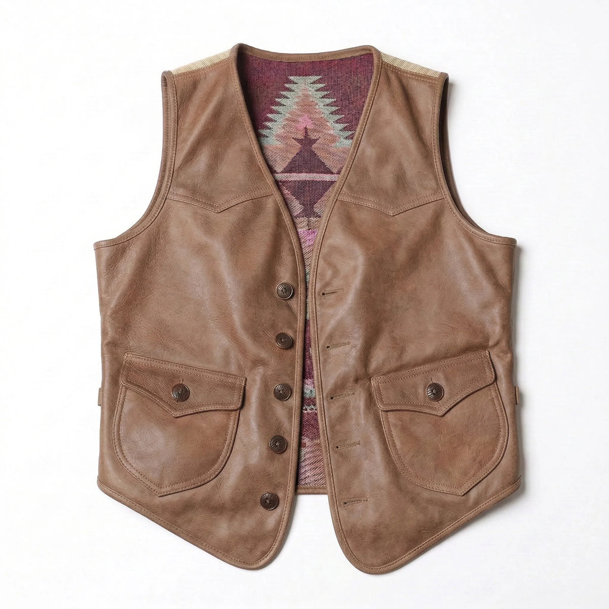 Light Brown Spring Leather Vest Men Casual Style Plus Size 5XL Genuine Natural Cowhide Slim Short Single Breasted Spliced Vest