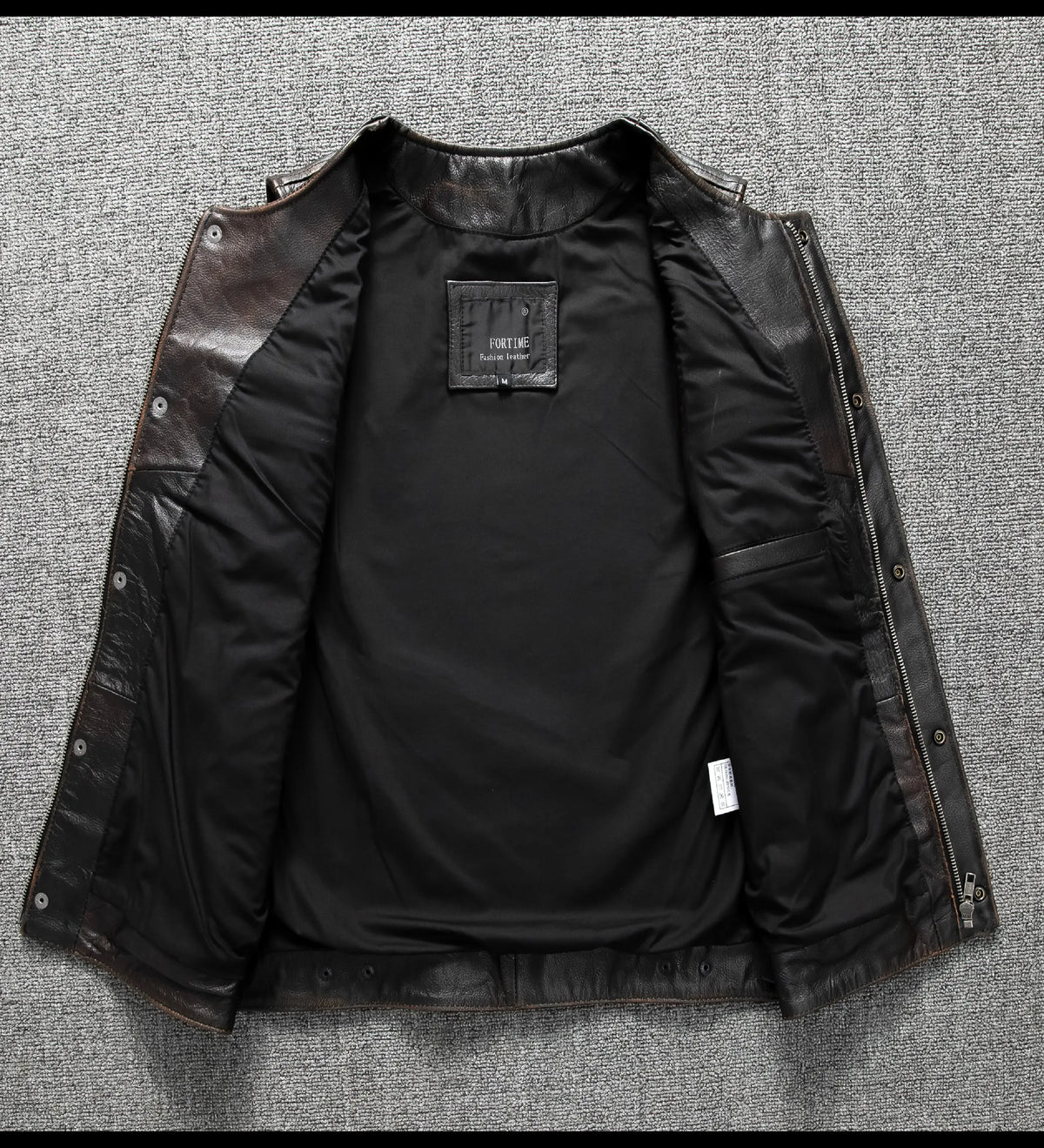 Red Brown Spring Leather Vest Men Retro Style Plus Size 6XL Genuine Natural Cowhide O-Neck Collar Slim Fit Short Sleeveless Coat
