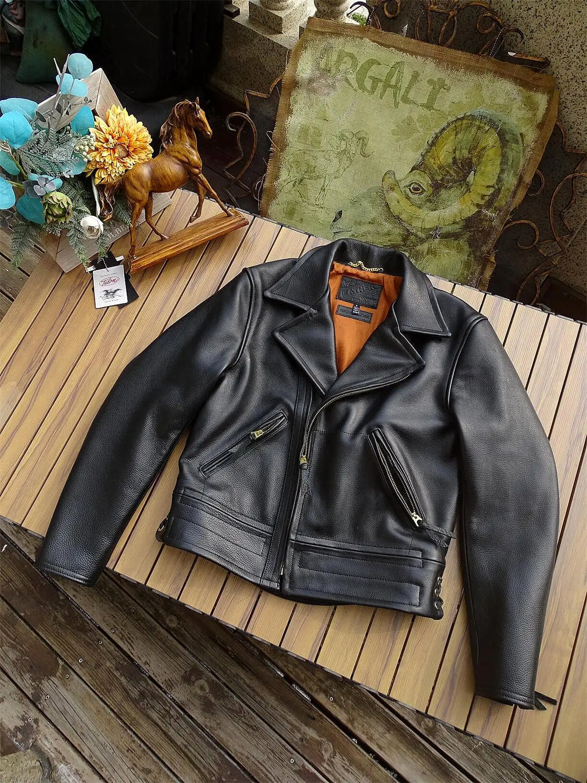 Black Winter Leather Jacket Men Sports Style Plus Size 5XL Genuine Natural Thick Cowhide Turn-Down Collar Mounted Police Coat