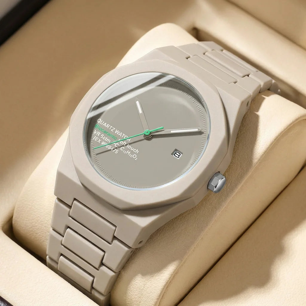 1pcs Men's Silver Dial Alloy Strap Vintage Fashion Map Dial Lightweight Sporty Details Quartz Watch for Daily Business Party Hol
